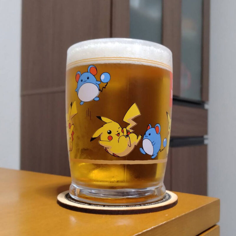 グラスに注いだ軽井沢ビールクリア(その2)