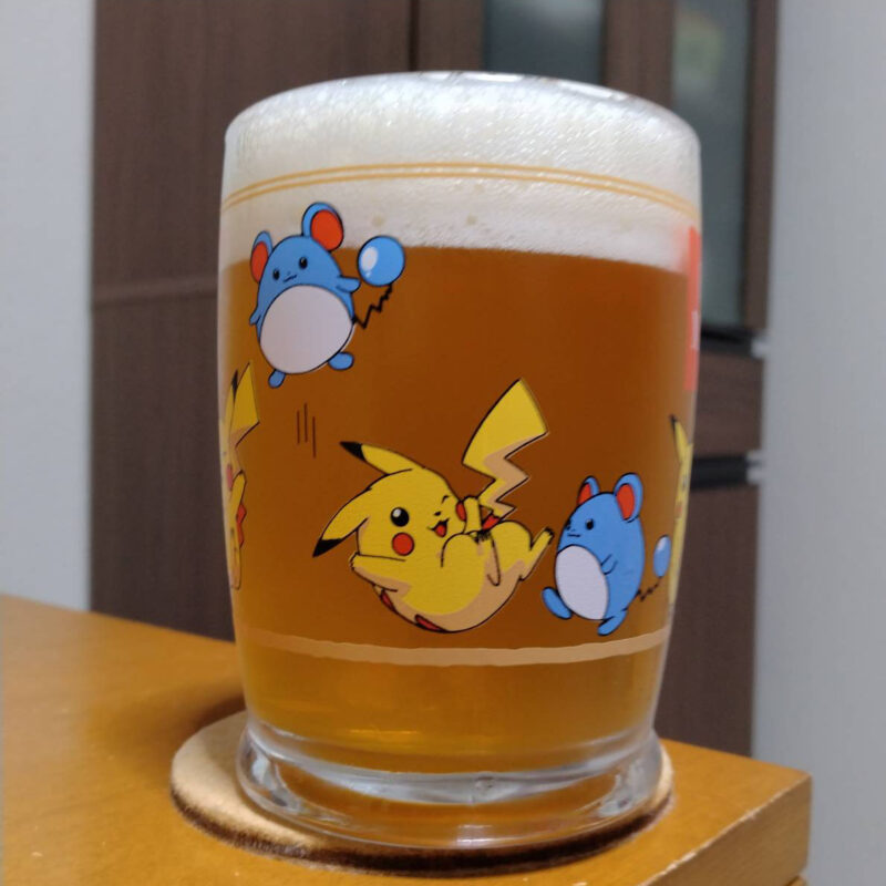 グラスに注いだキリンブルックリンディフェンダーIPA(その2)