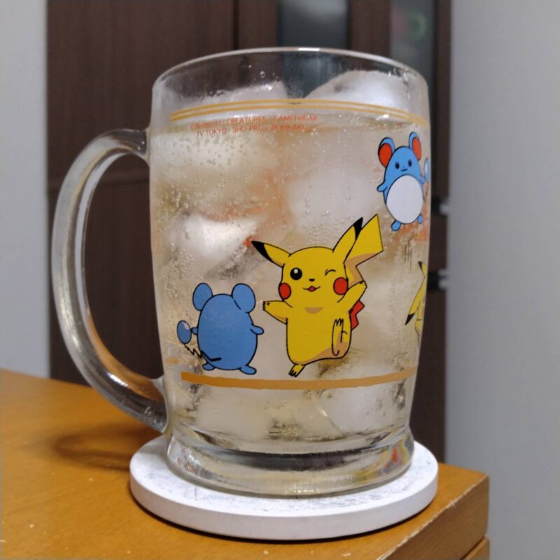 グラスに注いだ琥珀樽ハイボール(その1)