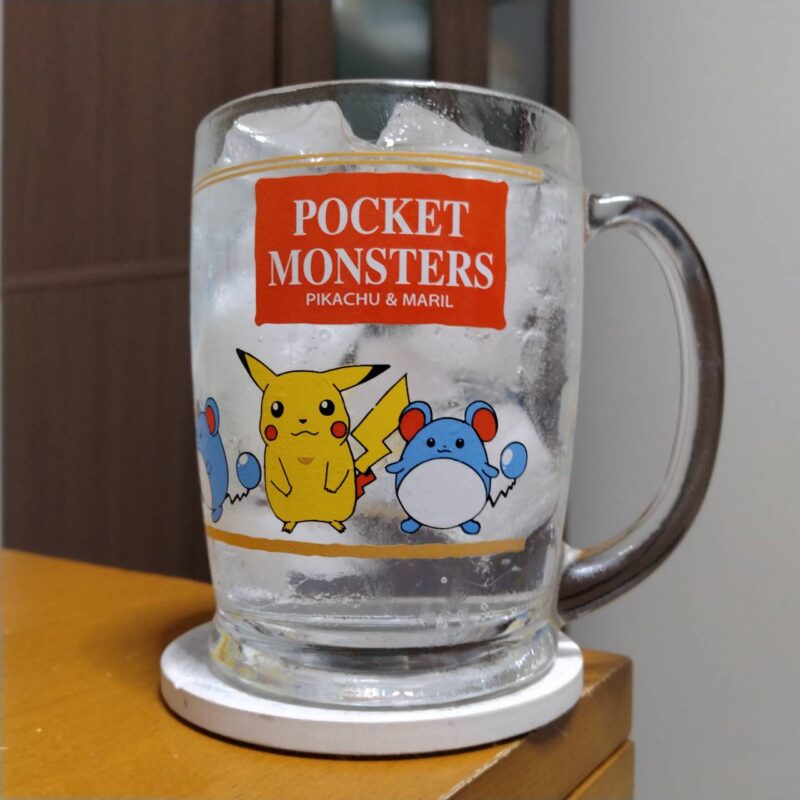 グラスに注いだセイコーマートミントクラフトジンハイボール(その3)