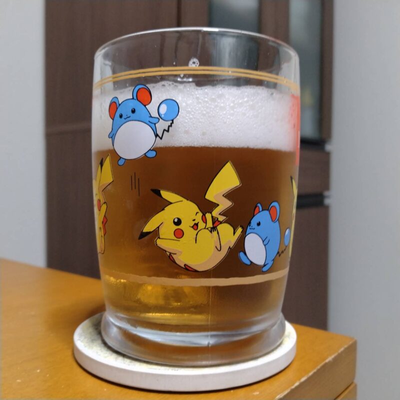 グラスに注いだ御殿場コシヒカリラガー(その2)