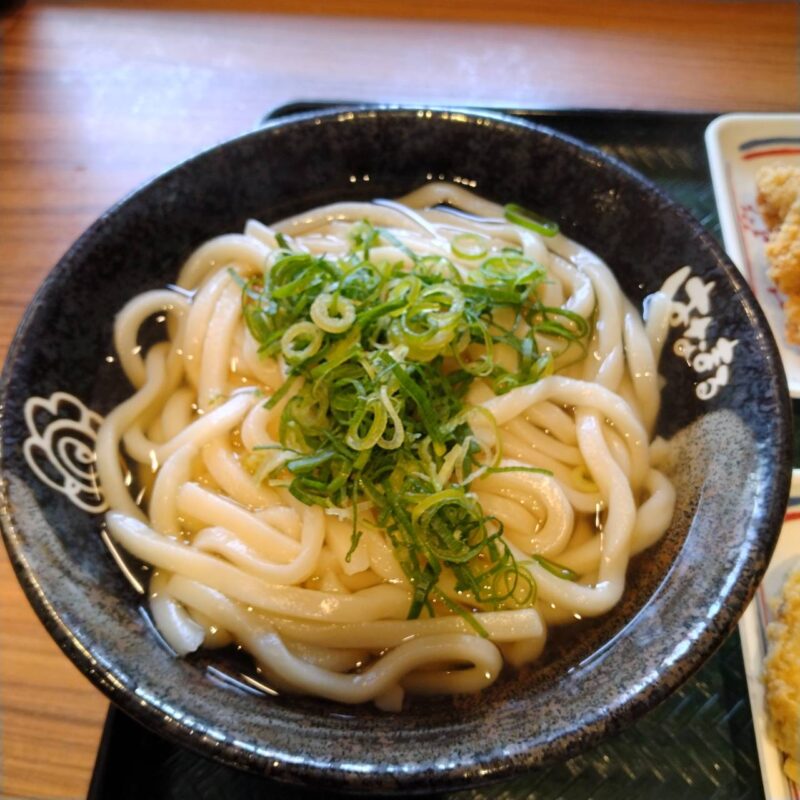 はなまるうどんのかけうどん