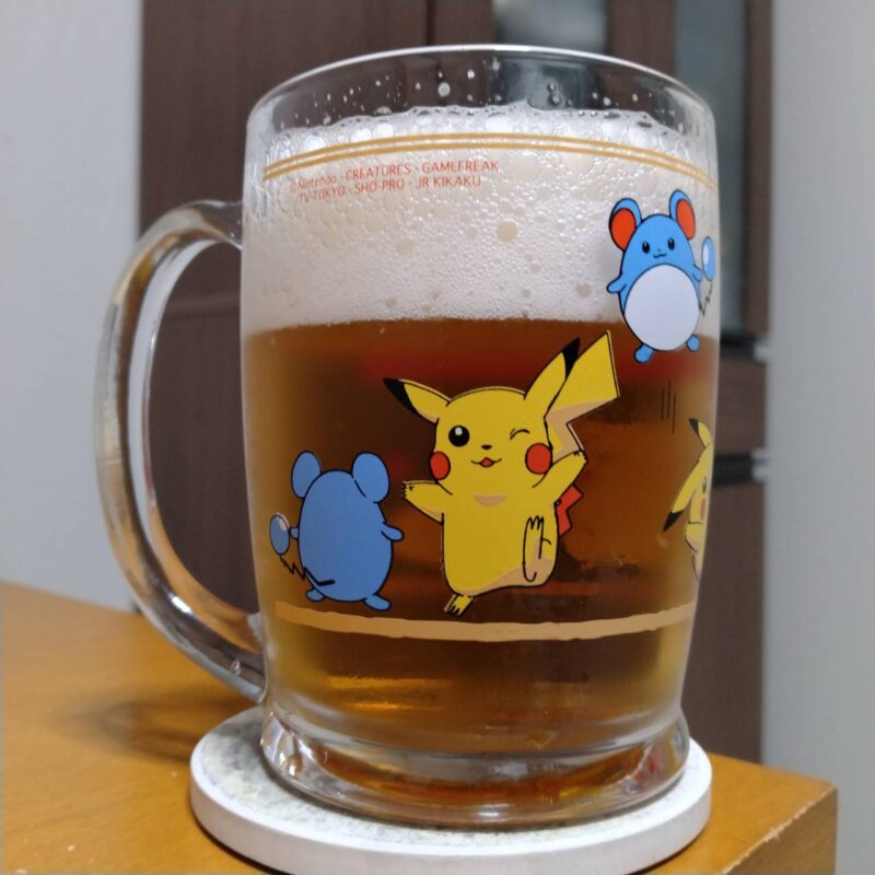 グラスに注いだ御殿場高原ビールピルス(その1)