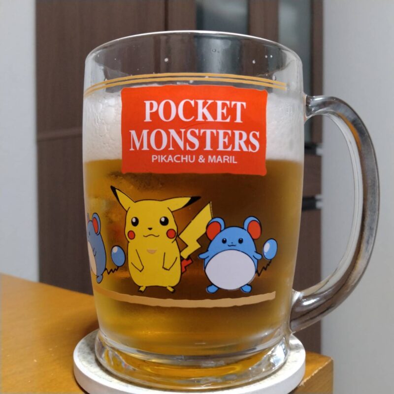 グラスに注いだアサヒ生ビール(マルエフ)その3