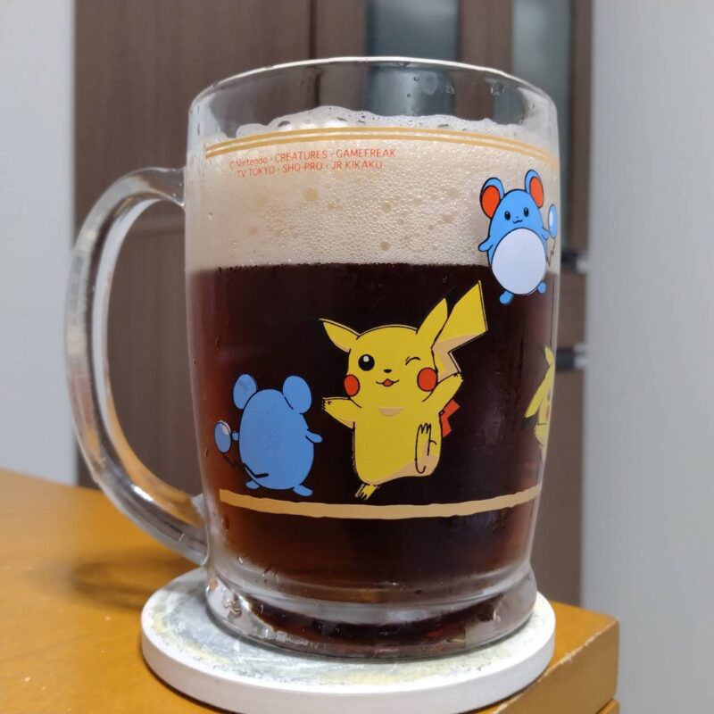グラスに注いだアサヒ生ビールワンサード(その1)