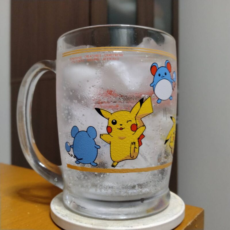 グラスに注いだキリン氷結mottainai尾花沢すいか(その1)
