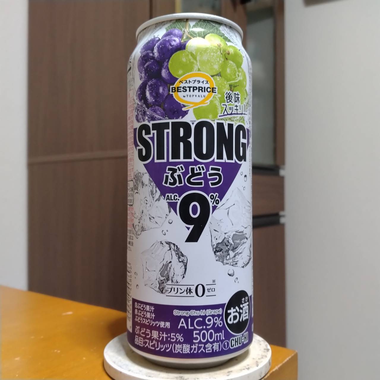 イオントップバリュベストプライス ストロングぶどう