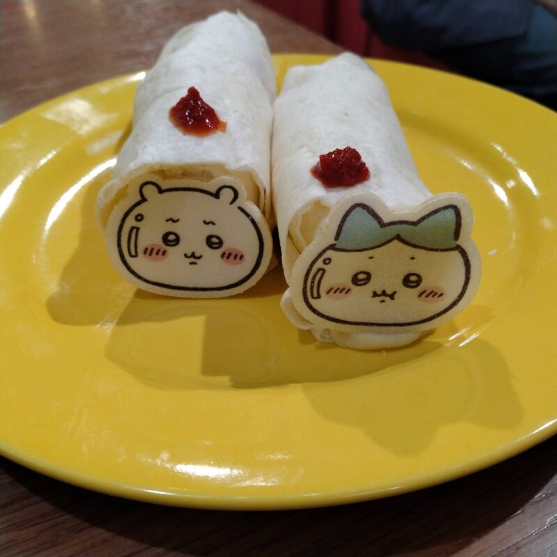 ちいかわ&ハチワレのトルティーヤ巻き巻き