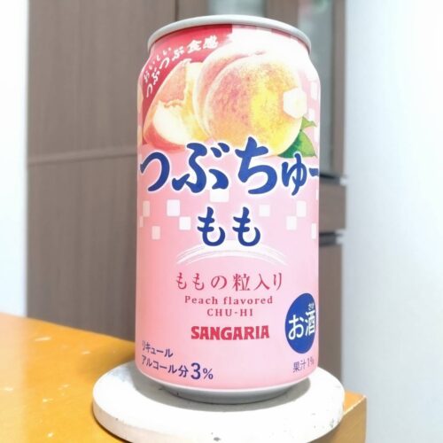 サンガリアつぶちゅーもも（お酒）