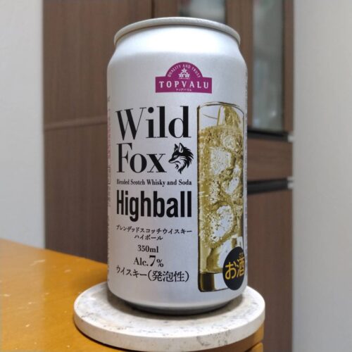 イオントップバリュWildFoxブレンデッドウィスキーハイボール