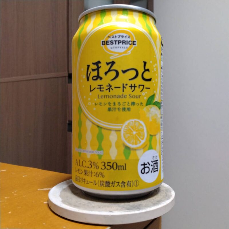 イオントップバリュほろっとレモネードサワー