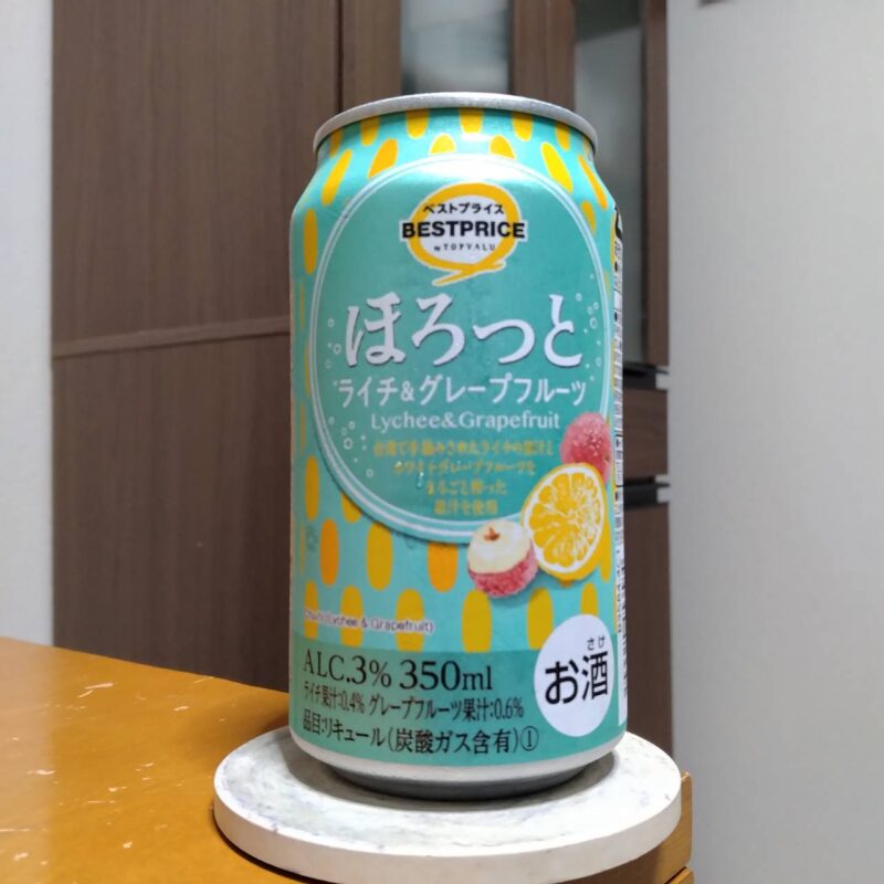 イオントップバリュほろっとライチ&グレープフルーツ